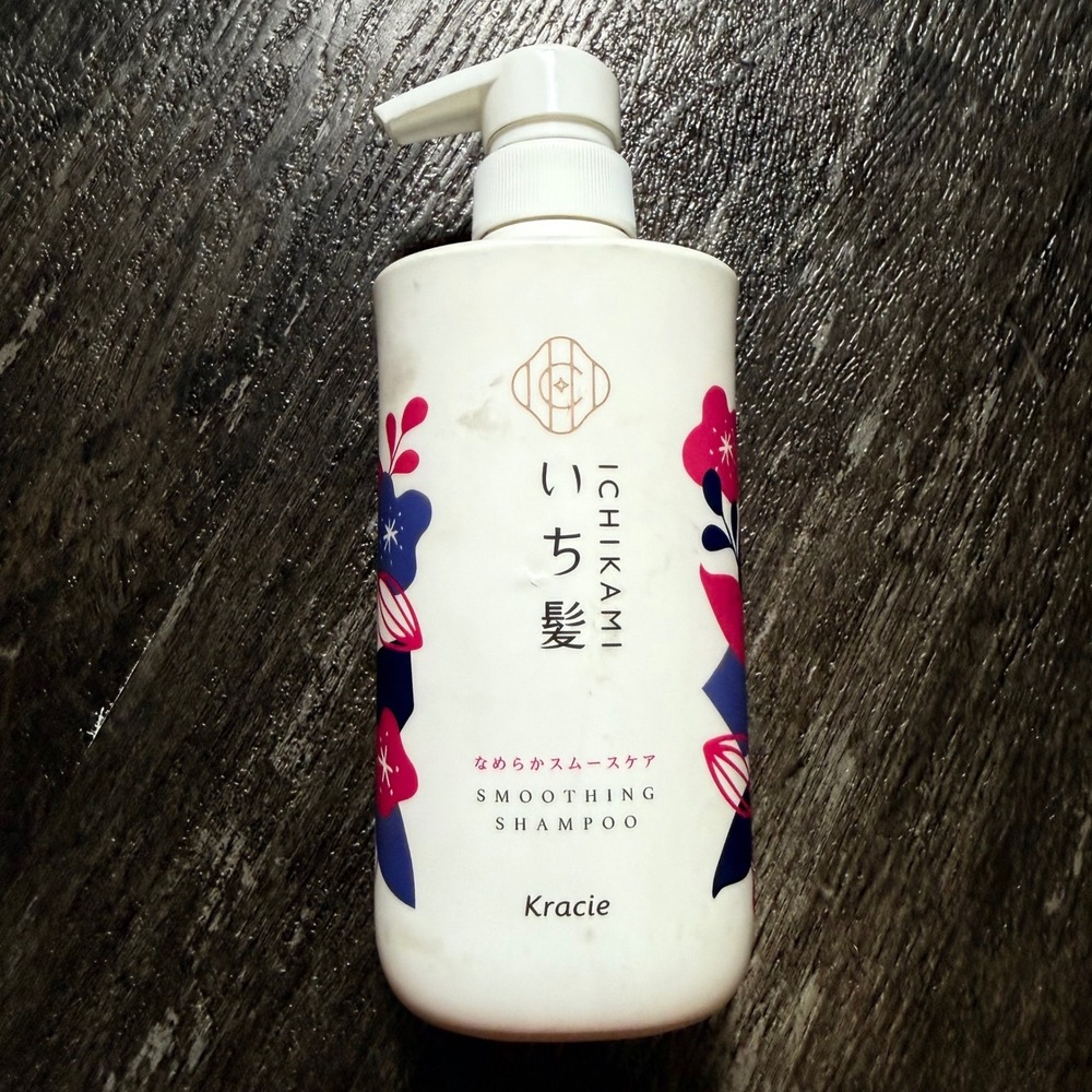 Kracie Ichikami Smoothing Shampoo Unisex 480ml White Japanese Botanical Repair